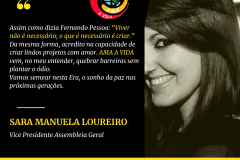 O facto de me conectar a “Ama a Vida” deve-se ao espírito solidário e cordial desta associação, onde a solidariedade é vista como um passo para mudar a História do Mundo.